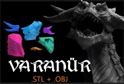 Varanur Dragon - 3D Printing Files 3D print model