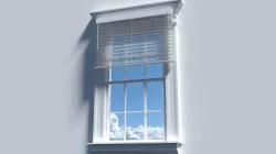 Victorian Window 3D Model Low-poly  3D model
