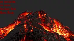 Volcano Low-poly  3D model