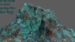 Volcano Low-poly  3D model