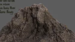 Volcano Low-poly  3D model