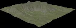 VR Ready Mountain Low-poly  3D model