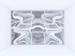 Wall Panel grid 3D model