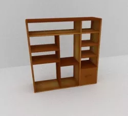 wardrobe compartment Low-poly  3D model