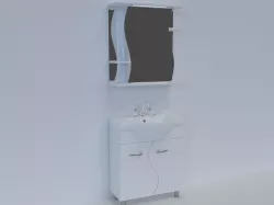 Washbasin Wave 3D model