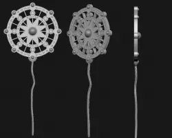 weapon Scepter 3d print for sorceress magician wizard witch 3D print model