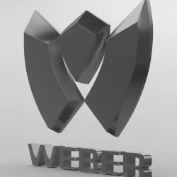 weber logo 3D model