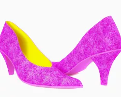 women stileto Low-poly  3D model