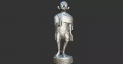 Wooden Gandhi 3DP 3D print model