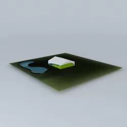 100 1000 PARTY HOUSE Free 3D model
