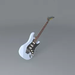 1988 Kramer Pacer Deluxe guitar Free 3D model