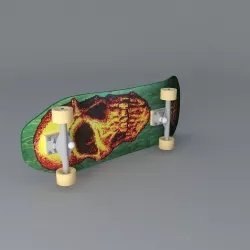 1989 Santa Cruz Street Creep team deck skateboard Free 3D model