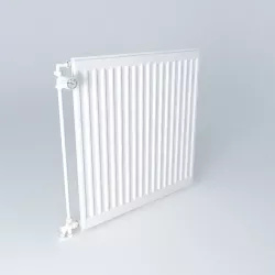 A radiator steel blade H720 L710 Free 3D model