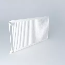 A steel radiator H720 L1190 blade Free 3D model