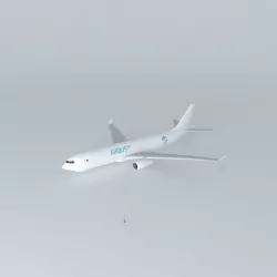 Airbus A330-200F Template  Free 3D model