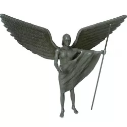 Angel Statue Low-poly  3D model
