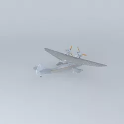 ARGO AIRCRAFTS A2 Silver swan Free 3D model