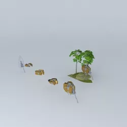 ARGO ARCHITECTS modular tree house Free 3D model