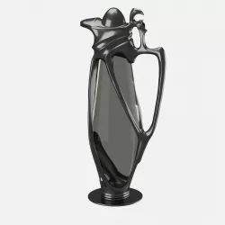 Art deco jar 3D model