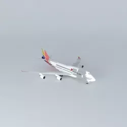 Asiana Airlines Boeing 747-400 {2Mb} Free 3D model