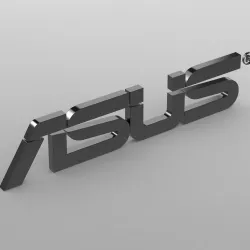 asus logo 3D model
