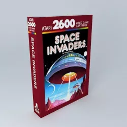 Atari 2600 Space Invaders Boxed Game PAL Version Free 3D model
