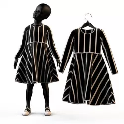 Baby dress clothes baby mannequin 3D model 2 3D model