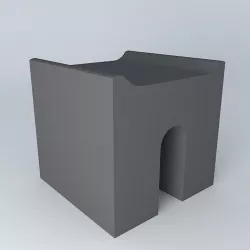 banqueta de resina, resin stool Free 3D model