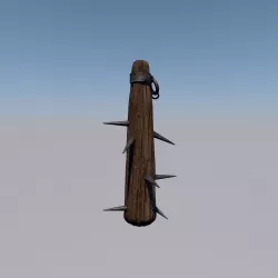 Barbarian mace 3D model