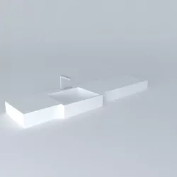 bathroom countertops, bathroom vanity Free 3D model