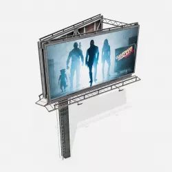Billboard Low-poly  3D model