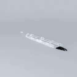 Boeing 747 1000 Interior Free 3D model