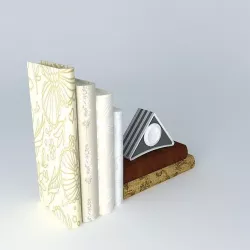 books books Free 3D model