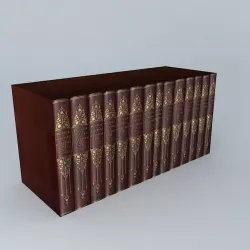 Books - Fill Any Shelf Free 3D model