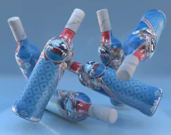 Botella Seco Herrerano Free 3D model