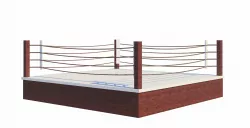 Boxing ring Low-poly  3D model