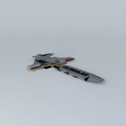 BSF Ra Battle Space Fortress class Free 3D model