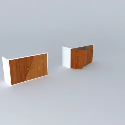 buffet aparador console Free 3D model