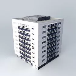 Building 2 in C  Garcilaso de la Vega flat Free 3D model