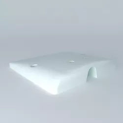 Cable outlet Free 3D model