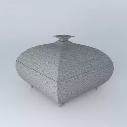 Chinese Urn chinese urn ornament decor Free 3D model
