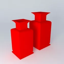 Chinese vases Free 3D model