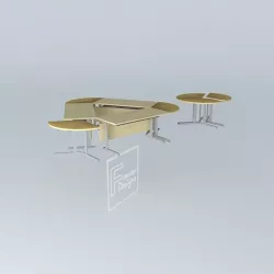 COLLABORATION MEETING TABLE Free 3D model