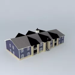 Colonial Village Apartments Free 3D model