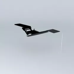 COMPUTER KEYBOARD MOUSE TRAY Free 3D model