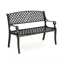 Cozumel Copper Cast Aluminum Bench by Christopher Knight Home 3D model