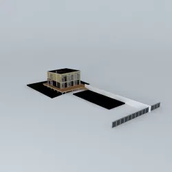 Cube Contemporary Free 3D model
