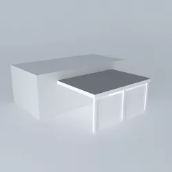 Decochalet 2015 Carole Hadad carport flat roof Free 3D model