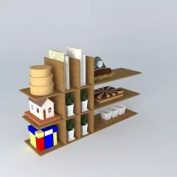 decorative shelf decorative shelf  Free 3D model