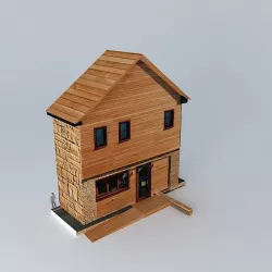 demo house Free 3D model